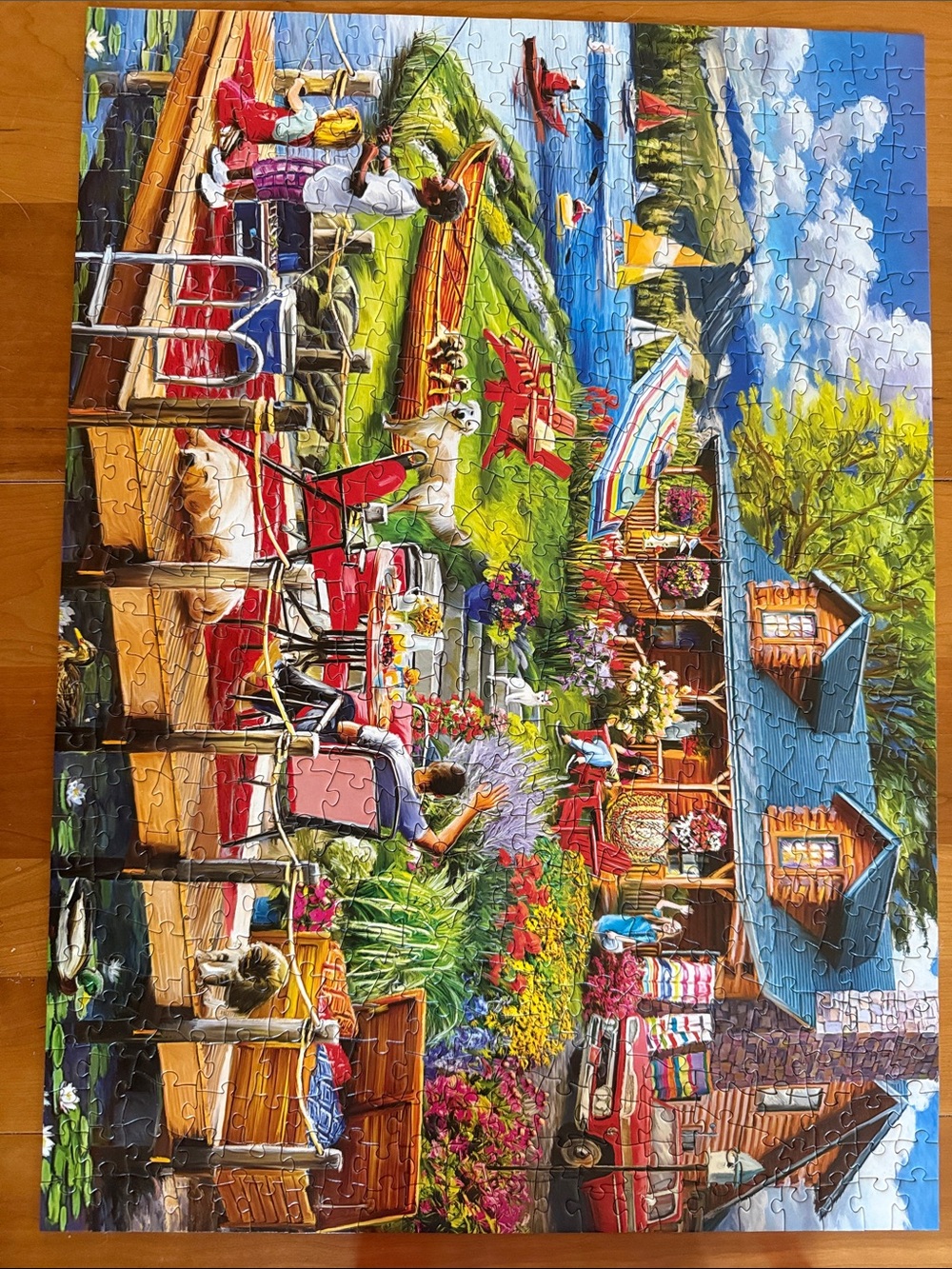 Lakeside Cottage Jigsaw Puzzle - 500 pieces